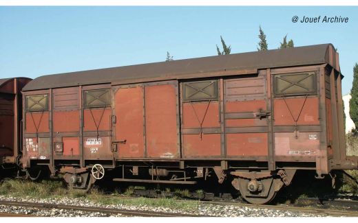 Hornby HJ6217 SNCF,2achs.ged.Gwg.G4 Schlußl (Spur H0)