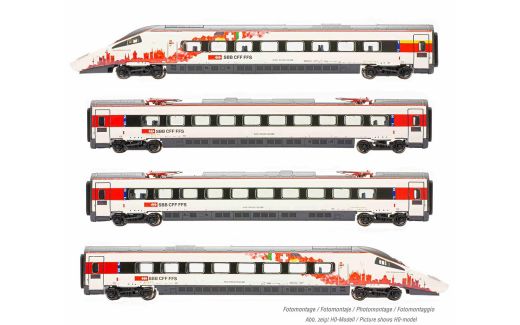 Hornby HN2472 SBB, 4tlg. Set Elek.Triebzug RABe 503, (Spur N)