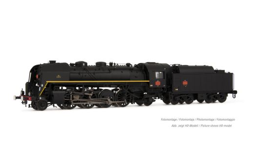 Hornby HN2484S SNCF,Dampflok 141R840, g.Rä.,schw./gelb (Spur N)