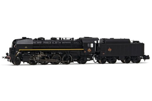Hornby HN2484 SNCF,Dampflok 141R840, gem.Räder,schw./ (Spur N)