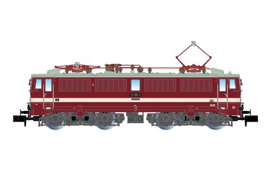 Hornby HN2523D DR, E-Lok BR 211, rot breite Binde, Epo (Spur N)