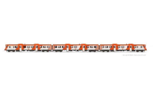 Hornby HN2540S RENFE, 3-tlg. Dieseltriebzug Rh 592, Re (Spur N)