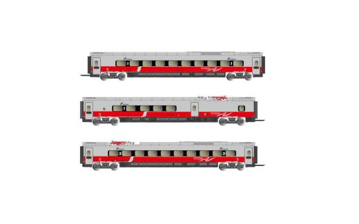 Hornby HN3506 FS, Ergänzungsset 3tlg. ETR 610 EuroSta (Spur N)