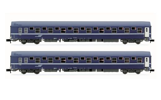 Hornby HN4342 SNCF, 2er-Set T2 Schlafwagen, casquette (Spur N)