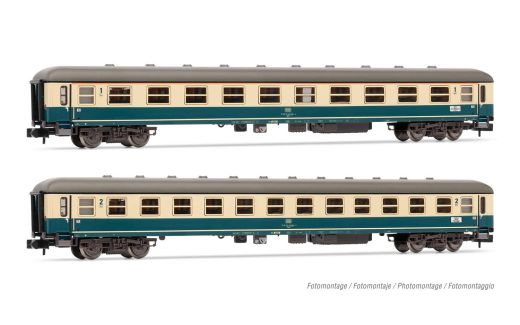 Hornby HN4362 DB, 2er-Wagenset 1.&2.Kl., Am208 & Bm23 (Spur N)