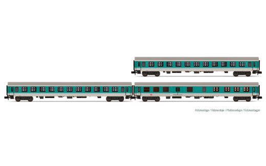 Hornby HN4367 DB AG, 3er-Set Nahverk., ABDomsb, 2xBom (Spur N)