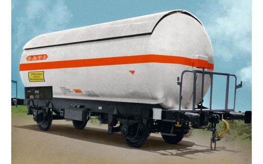 Hornby HN6479 SNCF, 2er-Set Gaskesselw., (2-achs) SAT (Spur N)