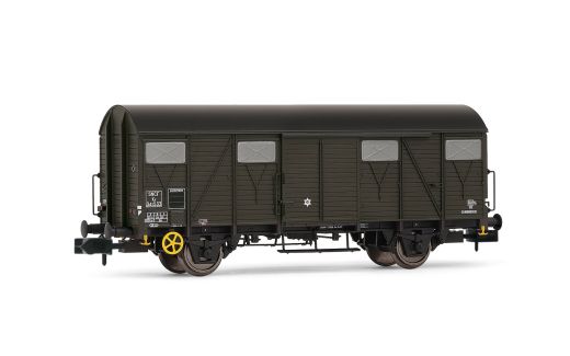 Hornby HN6514 SNCF, 2er-Set, 2-achs. Ged. Güterwg. K, (Spur N)
