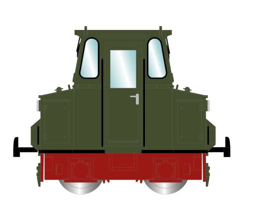 Hornby HR2786 DR, Akkuschleppf. ASF in grün (Spur H0)