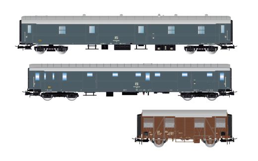 Hornby HR4318 FS, 3er-Set Celerone,Ulz1400,DUz93100,H (Spur H0)