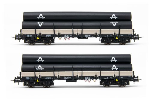 Hornby HR6477 DB,2er-Set, 4achs. Rungenwg. Thyssenkru (Spur H0)