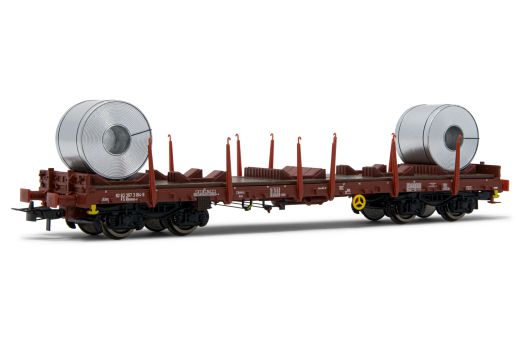 Hornby HR6478 FS, 2er-Set, 4achs. Flachwg. Rhmms-x, C (Spur H0)