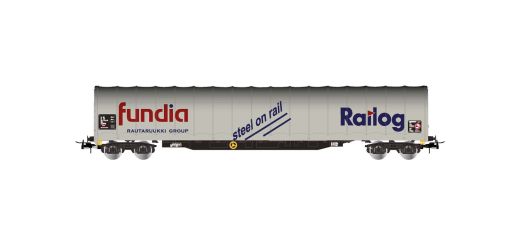 Hornby HR6493 AAE, 4-achs.Schiebeplanenwg.Rilns,Railo (Spur H0)