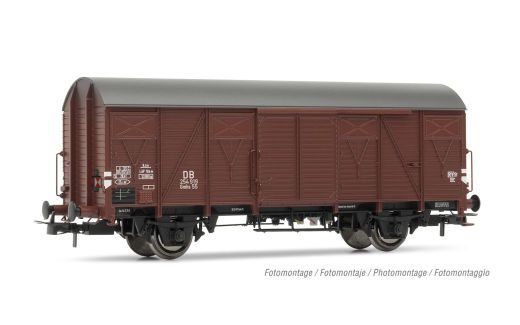 Hornby HR6503 DB, 2achs.ged.Güterwg. Gmhs 55,m.Schlus (Spur H0)