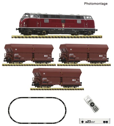 Fleischmann 5170003 z21 Set BR 221 + Guterzug DB (Spur N)