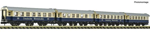 Fleischmann 6260098 4er Set Personenwagen Deutsc (Spur N)