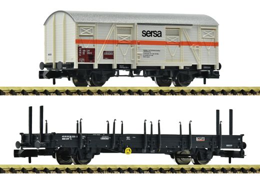 Fleischmann 6660042 2-tlg. Set Bauzug Sersa (Spur N)
