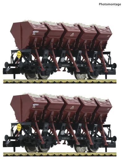 Fleischmann 6660060 2-tlg. Set Muldenkippw. DB (Spur N)