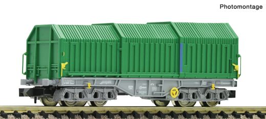 Fleischmann 6660099 Teleskophaubenwagen! gruen (Spur N)