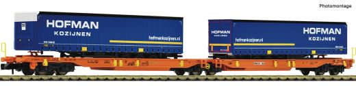 Fleischmann 6660118 Doppeltaschenwagen T2000 Wasc (Spur N)
