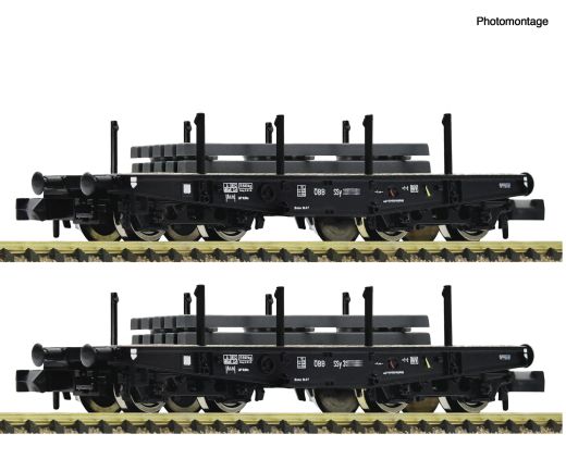 Fleischmann 6660134 2er Set Schwerlastwagen OBB (Spur N)