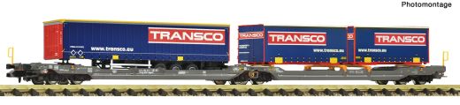 Fleischmann 6660151 Doppeltaschenwagen T3000e Hup (Spur N)