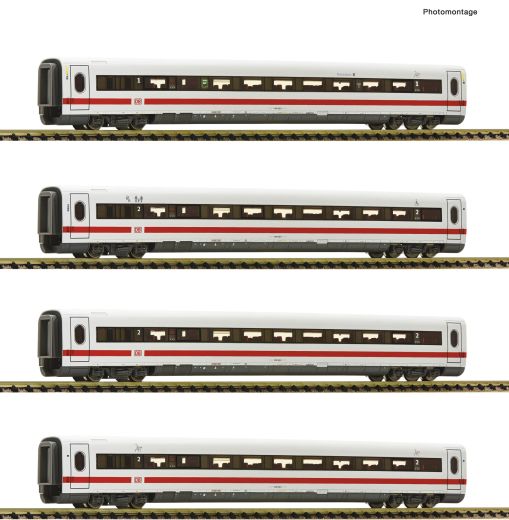 Fleischmann 7760004 4er Set ICE2 Erganzung DB-AG (Spur N)