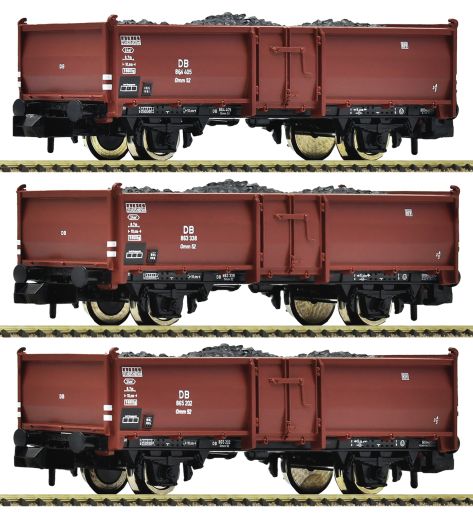 Fleischmann 820530 3tlg. Guterwagen Set Kohle (Spur N)