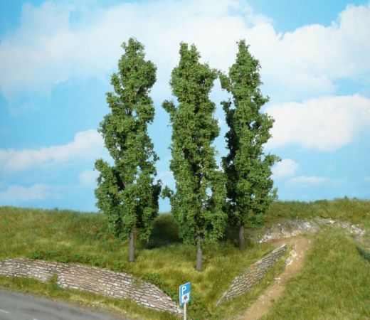 Heki 1918 3 Pappeln 18 cm (Spur H0)