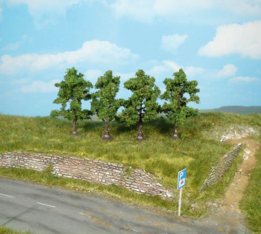 Heki 1965 5 Obstbäume 7 cm (Spur H0)
