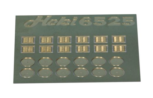 Heki 6525 Kanaldeckel H0, 12 Kanaldecke