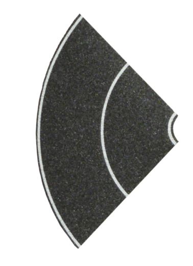 Heki 6582 Kurven 4 St. 90°, Asphalt N (Spur H0)