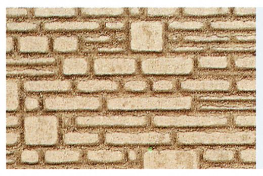 Heki 70012 behauene Natursteinmauer H0/T (Spur H0)