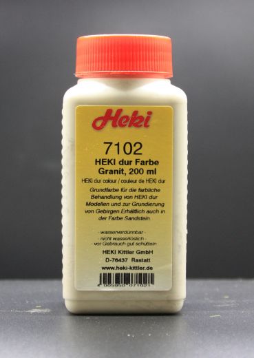 Heki 7102 Heki dur Farbe Granit, 200 ml (Spur H0)