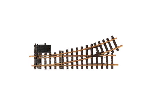 LGB L16150 Elektr.Weiche,li.R3,22.5Grad (Spur G)