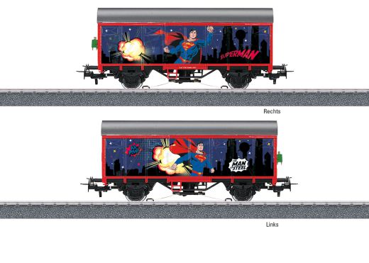 Märklin 44825 Ged. Güterwagen Superman (Spur H0)