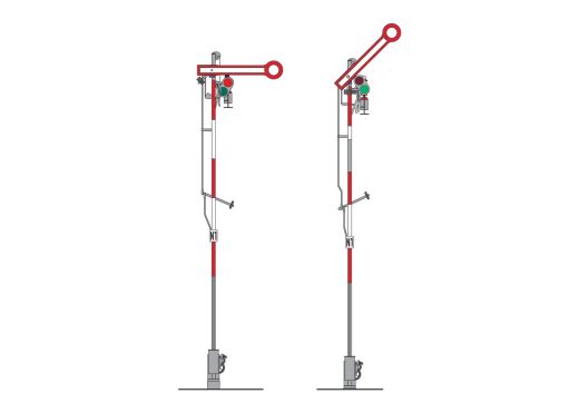Märklin 70391 Form-Hauptsignal (Schmalmast) (Spur H0)