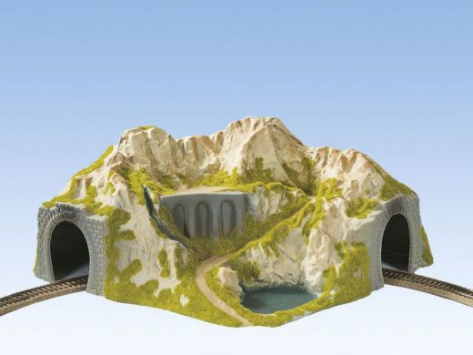 NOCH 5130 Ecktunnel 1-gleisig, gebogen, (Spur H0)