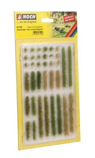 NOCH 7125 Grasstreifen hell- und dunke (Spur H0)