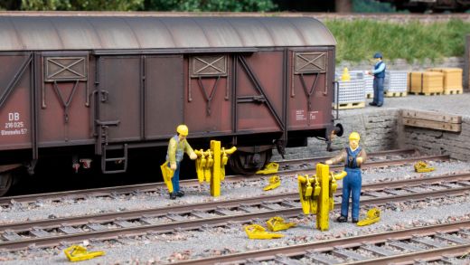 NOCH 13606 H0 3D Hemmschuh-Set (Spur H0)