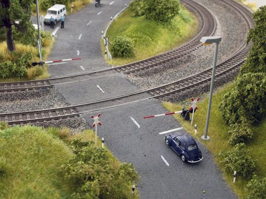 NOCH 14307 Bahnschranken mit Andreaskreu (Spur H0)