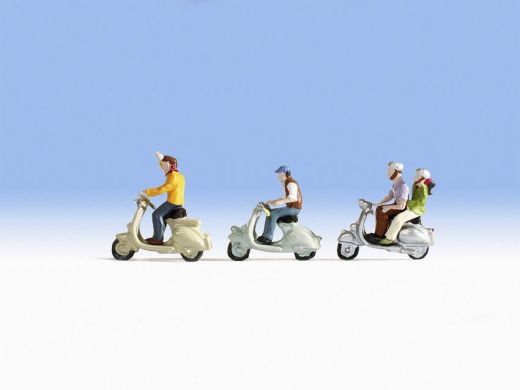 NOCH 15910 Motorrollerfahrer (Spur H0)