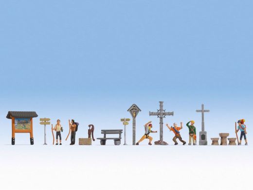NOCH 16210 Figuren-Themenwelt In den Be (Spur H0)
