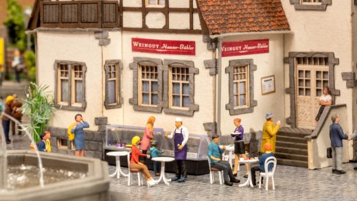 NOCH 16245 HO Figuren-TW Cafe (Spur H0)