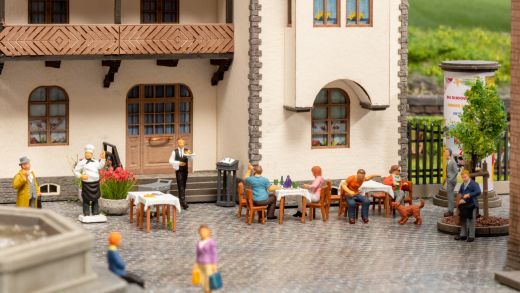 NOCH 16246 HO Figuren-TW Restaurant (Spur H0)