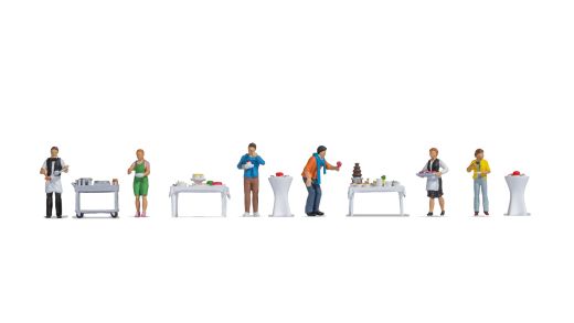 NOCH 16277 Figuren-Themenwelt äBuffet (Spur H0)