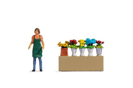 NOCH 16502 H0 Tiny-S. Blumenstand (Spur H0)