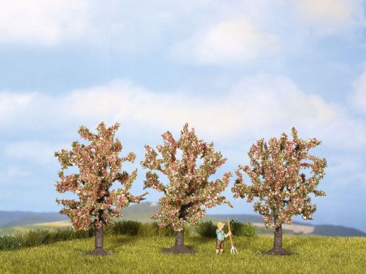NOCH 25112 Obstbäume, rosa blühend, 3 St (Spur H0)