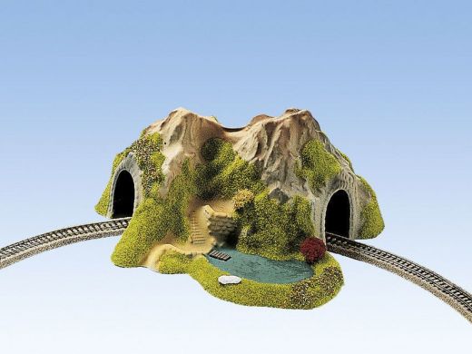 NOCH 34660 Ecktunnel, 1-gleisig, gebogen (Spur N)