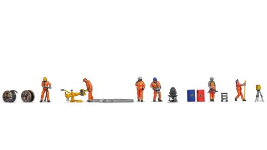 NOCH 35901 Figuren-Themenwelt Gleisbau (Spur N)